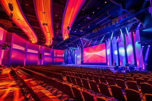 寬敞的音樂廳舞臺(tái)場(chǎng)景攝影圖片 攝影圖 下載至來源處